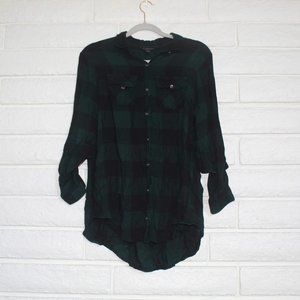 Green and Black Flannel